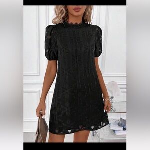 Elegant Black Lace Dress
